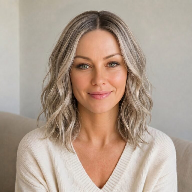 Medical Silicone Cap Human Hair Wig with Hand-Tied Front & Weft Back-LH1001